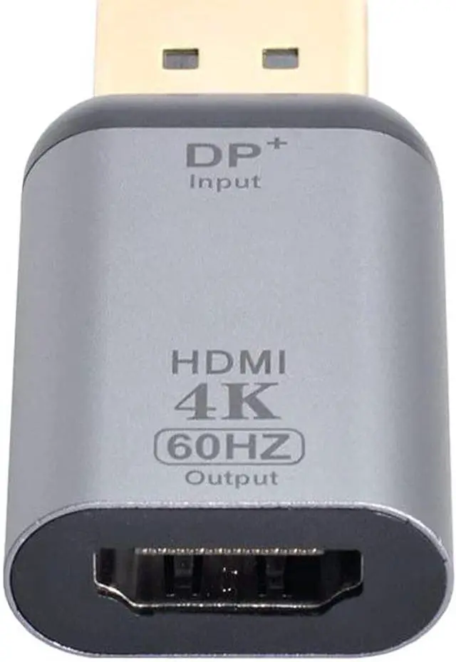 Alt view image 2 of 7 - Xiwai DisplayPort DP Source to HDMI Sink Displays 4K@60hz Ultra HD Converter Adapter for Laptop HDTV