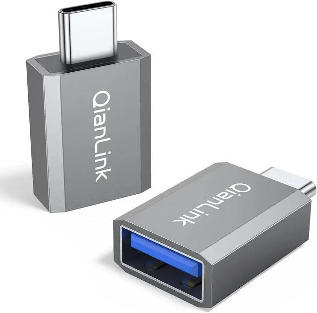 Main image of USB C to USB Adapter 2-Pack Thunderbolt 3 to USB 3.0 OTG Adapter for iMac 2021 MacBook Pro Chromebook Pixelbook Microsoft Surface Go Samsung Galaxy S9 S10 Plus S20 S21 S22 iPhone 15 16 Pro Max