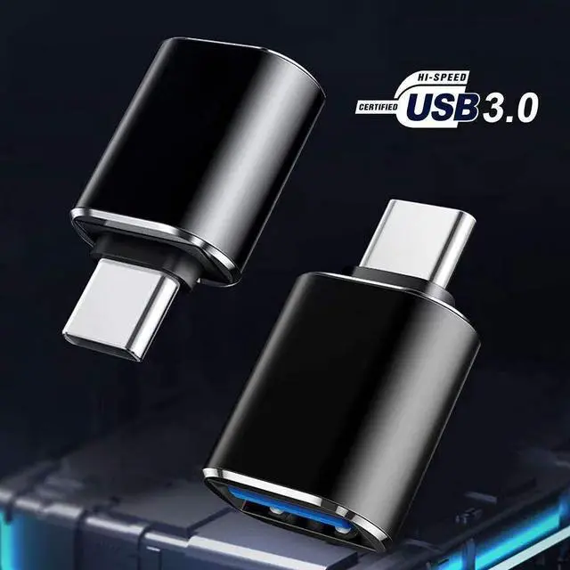 Alt view image 6 of 7 - 3 Pack 3.5MM Female Audio to USB C Male Adapter USB C Female to USB Male Adapter USB Female to USB C Male Adapter Compatible with MAC USB C Devices Earphones Speaker