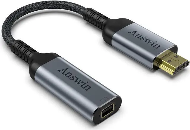 Main image of HDMI to Mini DisplayPort Adapter 4K HDMI to Mini DisplayPort Active HDMI 1.4 Source for Xbox One/360 NS Mac Mini PC/Laptops to Mini DP 1.2 Out Monitor with DisplayPort 1.2/Mini DisplayPort