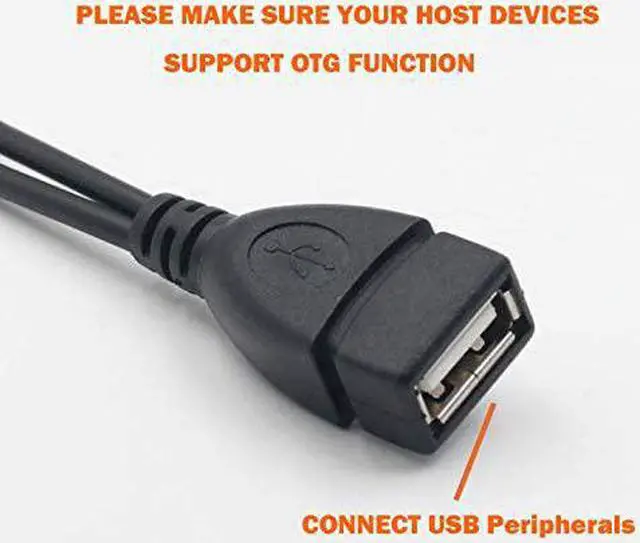 Alt view image 5 of 7 - 2-in-1 Micro USB to USB Adapter (OTG Cable + Power Cable) for Fire Stick PlayStation Classic and More - 2 Pack