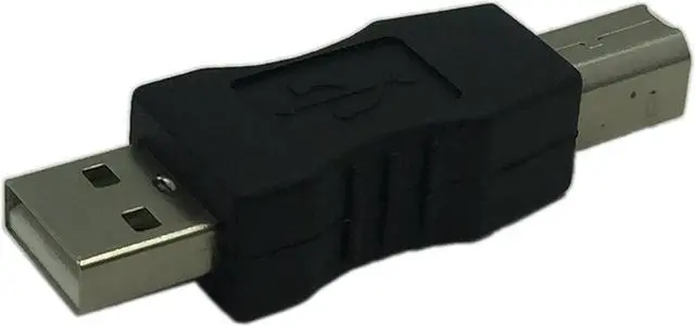Alt view image 2 of 7 - USB Type A Male to USB Type B Male Connector Converter Adapter (2Pack)