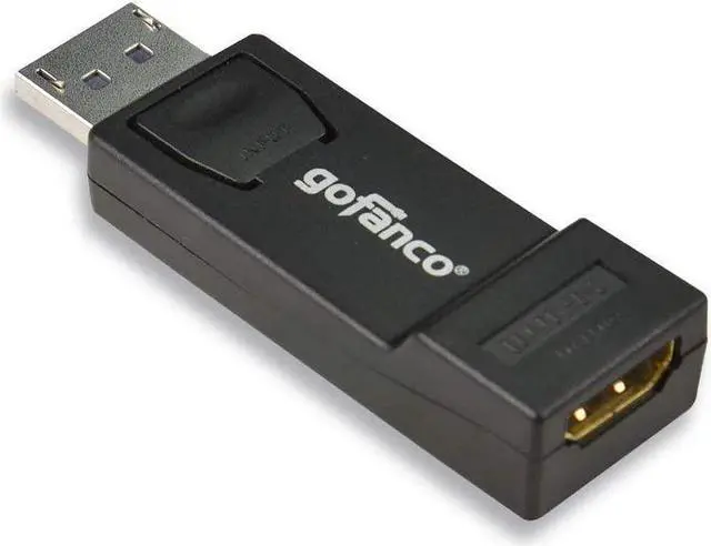 Main image of DisplayPort to HDMI Adapter Converter Dongle 1080P - Male to Female DP to HDMI for DisplayPort Enabled Desktops and Laptops to Connect to HDTV/HDMI Displays - Black (DPHDMID)