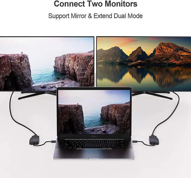 Alt view image 5 of 7 - USB C to DVI Adapter 1080P@60Hz, CableCreation USB-C to DVI-D Cable Adapter Compatible with MacBook Pro/Air 2020 2019, iPad Pro 2020/2018, Surface Book 2, XPS 15 13, Galaxy S20 S10
