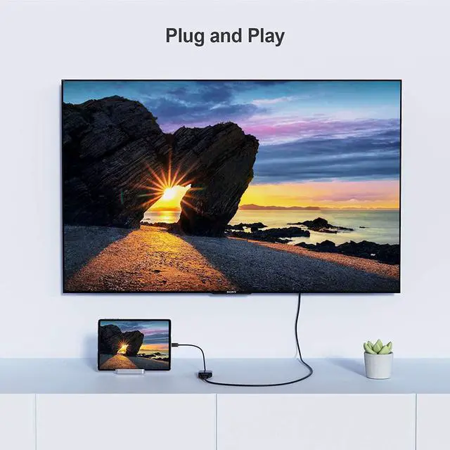 Alt view image 6 of 7 - USB C to DVI Adapter 1080P@60Hz, CableCreation USB-C to DVI-D Cable Adapter Compatible with MacBook Pro/Air 2020 2019, iPad Pro 2020/2018, Surface Book 2, XPS 15 13, Galaxy S20 S10