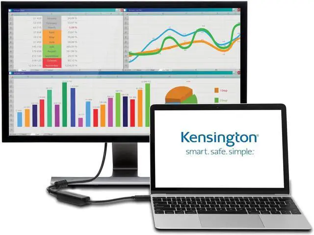 Alt view image 4 of 4 - Kensington CV4000H USB-C to HDMI 4K Video Adapter (K33993WWA)