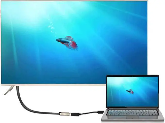 Alt view image 6 of 6 - Active Display Port to HDMI 2.0 Adapter,Anbear Displayort to HDMI2.0b Adapter for Enabled PC /Tablet to HDMI Monitor /TV/ Projector, Support HDR displays up to 4k,UltraHD,4096x2160@60Hz