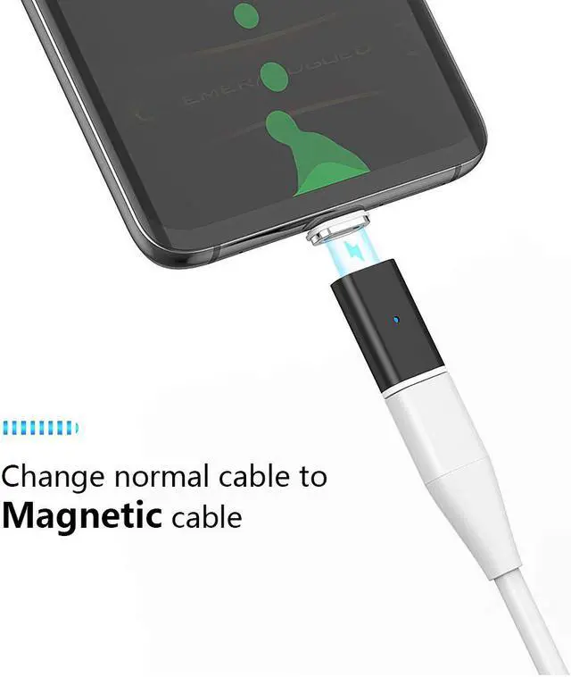 Alt view image 2 of 5 - NetDot Gen10 Magnetic Micro USB to Micro USB Adapter Converter(3 Pack Black)