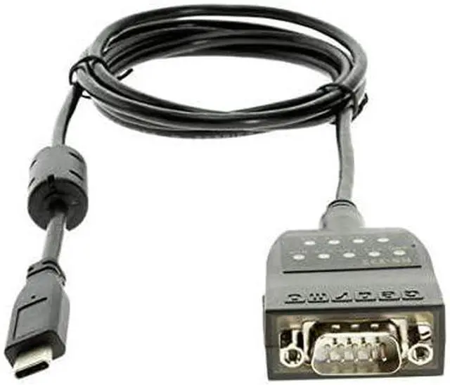 Alt view image 2 of 6 - USB C to Serial RS232 Adapter with LED Indicators USB 2.0