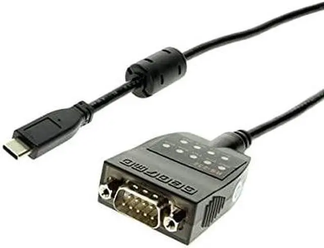 Alt view image 3 of 6 - USB C to Serial RS232 Adapter with LED Indicators USB 2.0