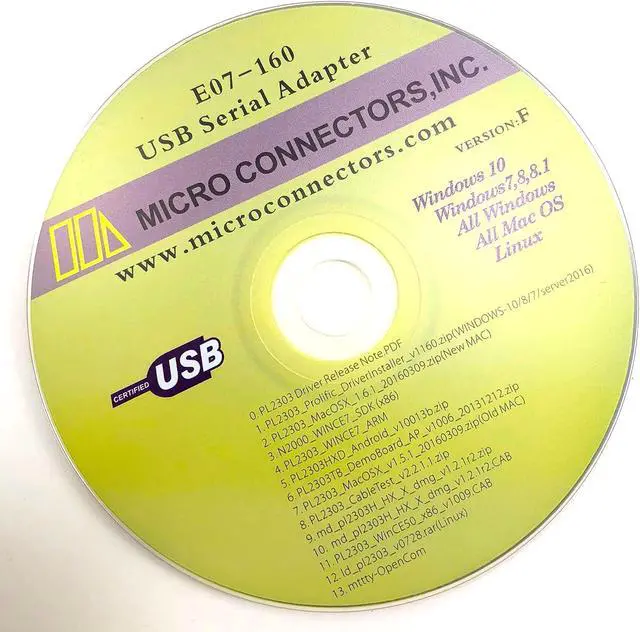 Alt view image 4 of 4 - Micro Connectors, Inc. Plug and Play USB to Serial DB9 Adapter for Windows 10 / Win 8/ 7/ XP/ Vista (E07-160)