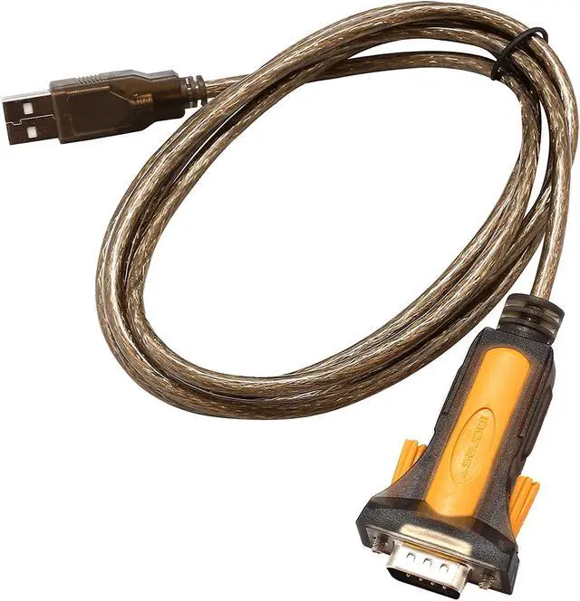 Alt view image 2 of 7 - I/O Crest SI-ADA15061 2.0 to RS232 DB9 Male Serial Cable DI Chipset 1.5M USB Legacy Adapter