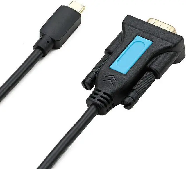 Alt view image 7 of 7 - 1.5m USB-C to RS232 DB9 Male Serial Adapter PL-2302 Chipset w/Female to Female Connector Converter Supports Windows XP/Vista/7/8.1/10,Mac OS (with Female to Female Converter)