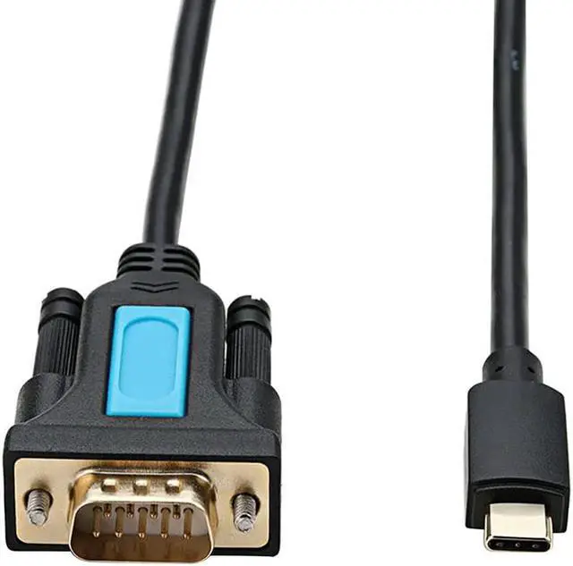 Alt view image 2 of 7 - 1.5m USB-C to RS232 DB9 Male Serial Adapter PL-2302 Chipset w/Female to Female Connector Converter Supports Windows XP/Vista/7/8.1/10,Mac OS (with Female to Female Converter)
