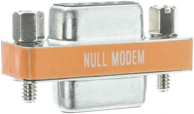 Alt view image 3 of 3 - Mini Null Modem Adapter, DB9 Female to DB9 Female