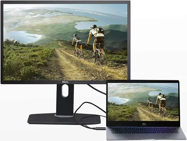 Alt view image 2 of 5 - HDMI to Mini DisplayPort Cable Adapter, ELECABLE HDMI to Mini DP 4K UHD Video Audio Converter Cord Compatible with Switch, PS4/5, Xbox One,360,NS,Mac Mini, PC to Monitor. (6FT)