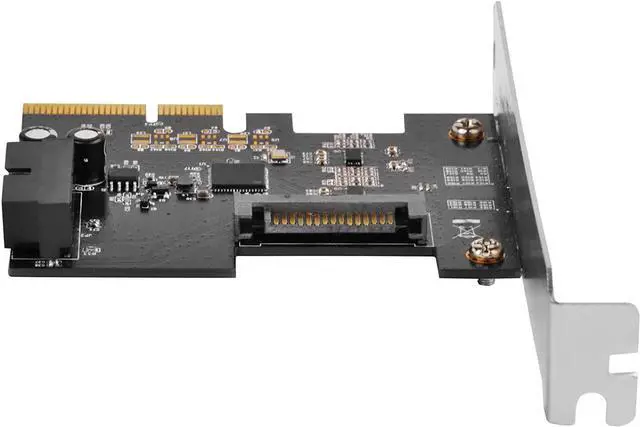 Alt view image 2 of 7 - SilverStone Technology USB 3.1 Gen2 PCIe Card with Internal 19pin Connector Plus Pericom ReDriver ECU04-E