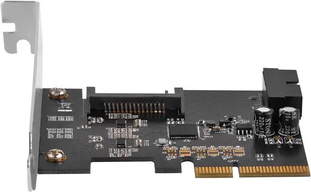 Alt view image 3 of 7 - SilverStone Technology USB 3.1 Gen2 PCIe Card with Internal 19pin Connector Plus Pericom ReDriver ECU04-E
