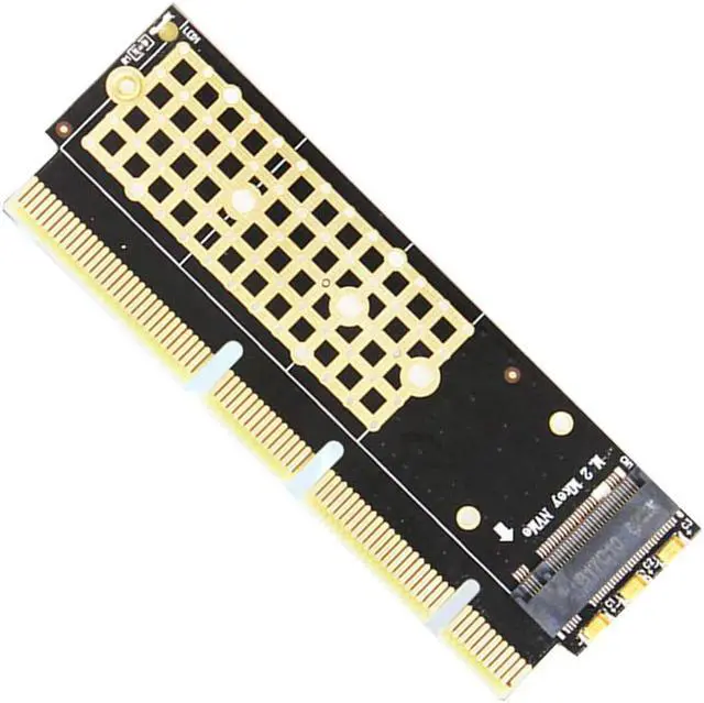 Alt view image 4 of 7 - JEYI MX16-1U M.2 NVMe SSD NGFF to PCI-E 3.0 X4 X8 X16 Adapter M Key Interface Card Suppor PCI Express 2280 Size m.2 Full Speed