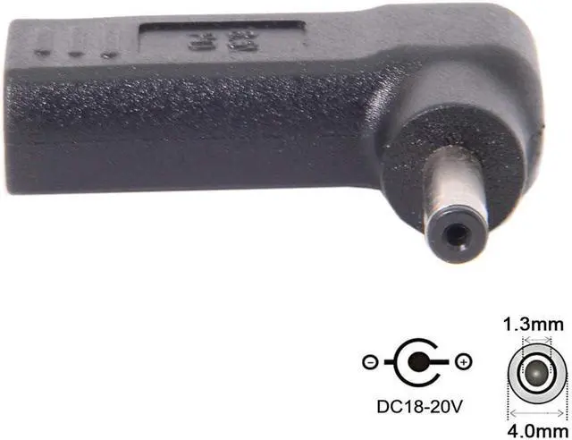 Alt view image 4 of 7 - USB 3.1 Type C USB-C Input to 65W PD Emulator Trigger 90 Degree Angled Adapter (4.0x1.3mm)