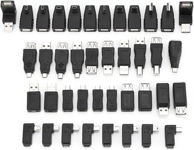 Main image of Multiple USB2.0 Adapter,40 pcs Different HighSpeeds USB2.0 Adapters,HighQuality and Practical Toolkit,