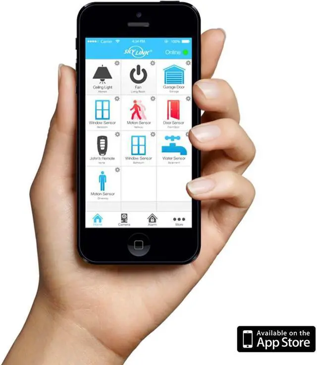 Alt view image 7 of 7 - SK-200 SkylinkNet Connected Wireless Alarm System, Security & Home Automation System, iOS iPhone Android Smartphone Compatible with No Monthly Fees.