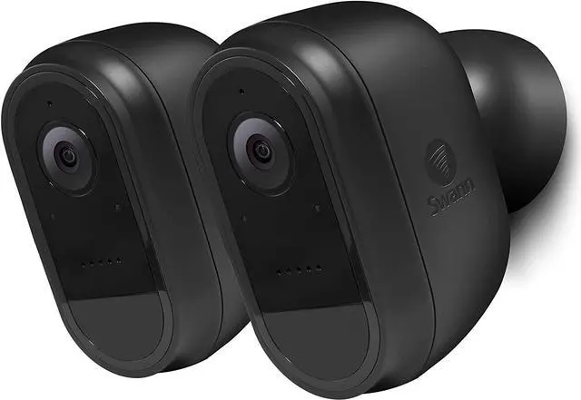 Main image of Swann 2 Pack Wire-Free 1080p Full HD Indoor & Outdoor Waterproof Recharcheable Security Camera with Night Vision, 2-Way Talk, Heat, Motion & Person Detection, Free Cloud & Local Recording.