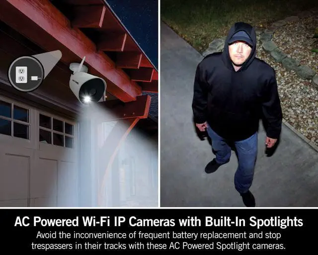 Alt view image 2 of 7 - Night Owl 1080p Smart Security System with 4 AC Powered 1080p HD Wi-Fi IP Indoor/Outdoor Cameras with Night Vision and 1TB Hard Drive (Expandable up to a Total of 10 Wi-Fi Devices)