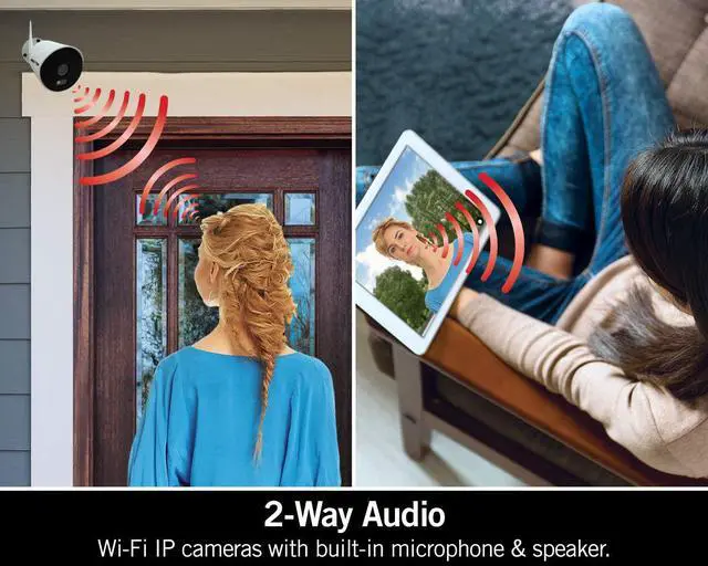 Alt view image 4 of 7 - Night Owl 1080p Smart Security System with 4 AC Powered 1080p HD Wi-Fi IP Indoor/Outdoor Cameras with Night Vision and 1TB Hard Drive (Expandable up to a Total of 10 Wi-Fi Devices)