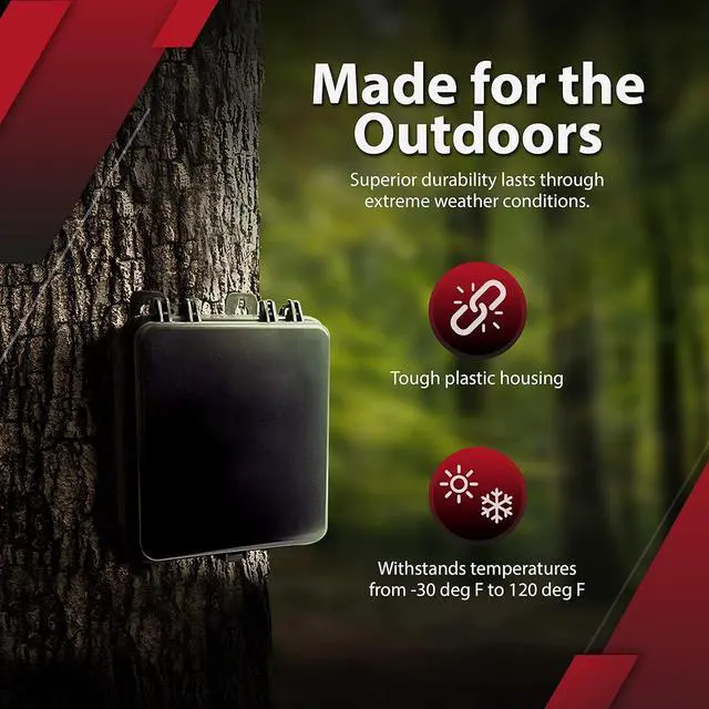 Alt view image 6 of 7 - Dakota Alert Driveway Alarm System -DUAL-4k Plus Bundle - DAPT-4000 Driveway Alarm & RE-4K Plus Receiver, Directional Vehicle Sensor, Driveway Alarms Wireless Outdoor Weatherproof, 1-Mile-Long Range