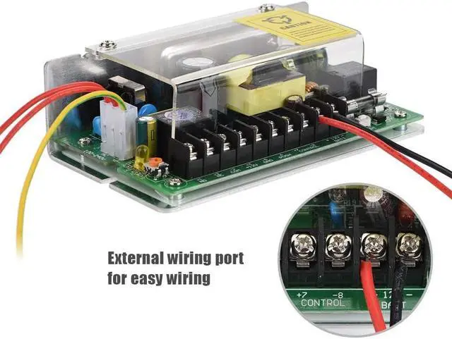 Alt view image 4 of 7 - AC110V-240V Input, 12V/5A Electricity Supply for Door Entry Access Control System Switch Electricity Supply Remote Lock Replacement
