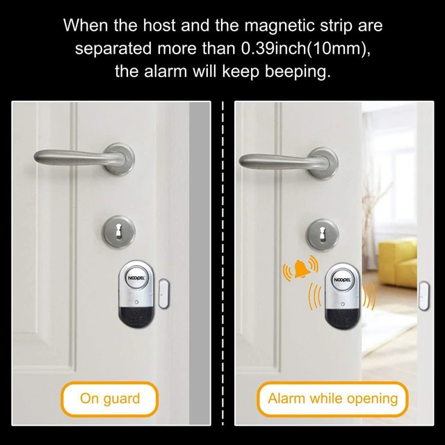 Alt view image 2 of 7 - Door Open Alarms for Kids Safety,120dB Window Alarms for Home Security