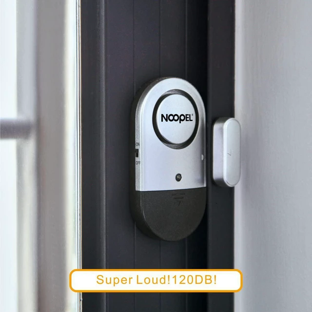 Alt view image 7 of 7 - Door Open Alarms for Kids Safety,120dB Window Alarms for Home Security