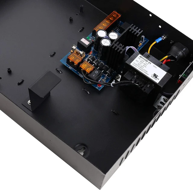 Alt view image 4 of 7 - Access Control Power Supply Box 12V Output for Wiegand Board Panel