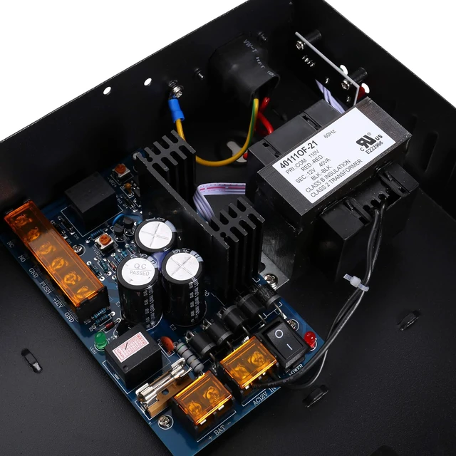 Alt view image 5 of 7 - Access Control Power Supply Box 12V Output for Wiegand Board Panel