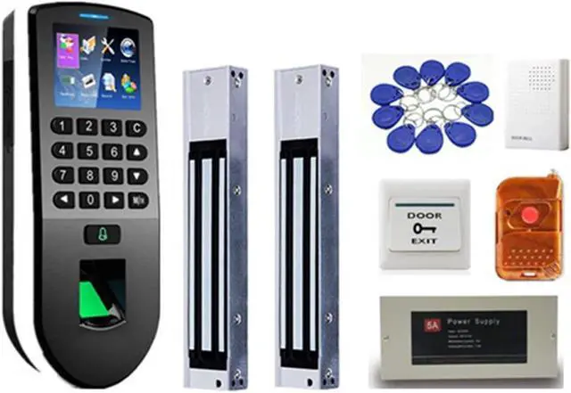 Alt view image 5 of 5 - Clock in Machine, TF1900 OF109 Access Control System Fingerprint Time Attendance Password Access Control All-in-one Machine for Small and Medium Enterprises