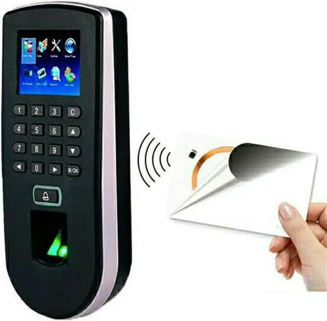 Alt view image 4 of 5 - Clock in Machine, TF1900 OF109 Access Control System Fingerprint Time Attendance Password Access Control All-in-one Machine for Small and Medium Enterprises