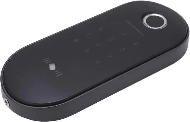 Alt view image 3 of 7 - Access Control System Fingerprint Password 13.56Mhz IC Card Entry Keypad for Home Office Aluminum Alloy Material