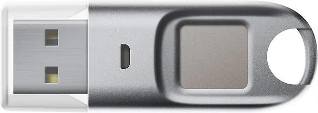 Main image of BioPass K27 USB Security Key - Two Factor Authenticator - USB-A with FIDO U2F + FIDO2 - Biometric Fingerprinting - Help Prevent Account Takeovers with Multi-Factor Authentication