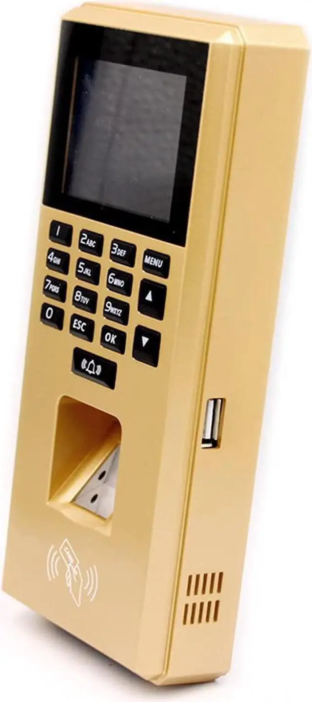 Alt view image 3 of 4 - Time Clock 2.4 Inch Fingerprint Access Control Keypad USB Biometric System Electronic Time Clock Recorder Attendance Machine Office Electronics Products,