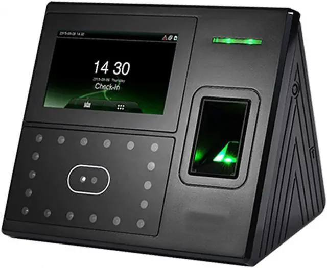 Alt view image 2 of 7 - Time Clock, 4G GPRS TCP/IP Facial Face Recognition Time Attendance Machine Biometric Fingerprint Door Access Control System for Business, Office(Uface402-4g)
