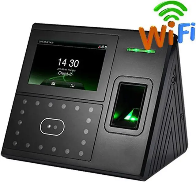 Alt view image 6 of 7 - Time Clock, 4G GPRS TCP/IP Facial Face Recognition Time Attendance Machine Biometric Fingerprint Door Access Control System for Business, Office(Uface402-4g)