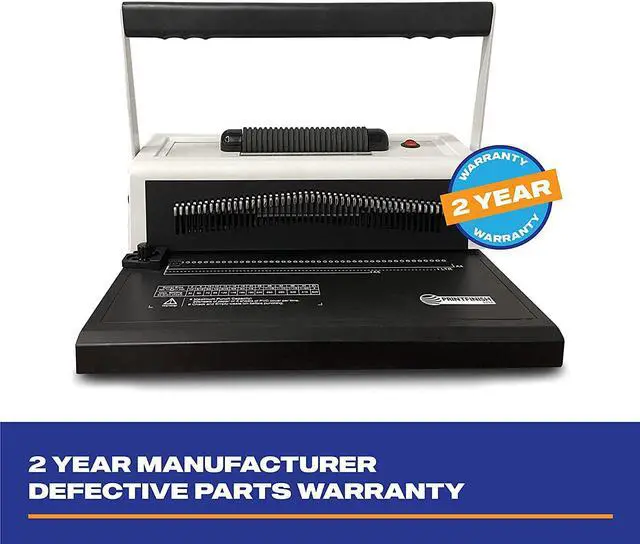 Alt view image 5 of 7 - S25A Coilbind Coil Punch & Binding Machine Free Crimper & 8mm Plastic COILS Box of 100pcs