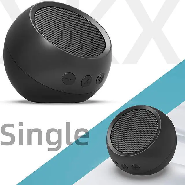 Alt view image 7 of 7 - [Single] USB Computer Speakers for Desktop, PC, Laptop, Small Plug-N-Play Speakers with Crystal-Clear Sound, Loud Volume, Rich Bass, Direct Volume Control