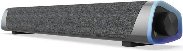 Main image of Good Product Outlet R30 Computer Speakers, USB Powered Small PC Speakers, Colorful RGB Lights with Switch Button, Surround Sound Portable Computer Sound Bar Speaker for Desktop Laptop