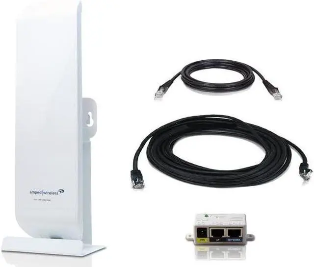 Alt view image 4 of 4 - Amped Wireless AP600EX High Power Wireless-N 600Mw Pro Access Point, White