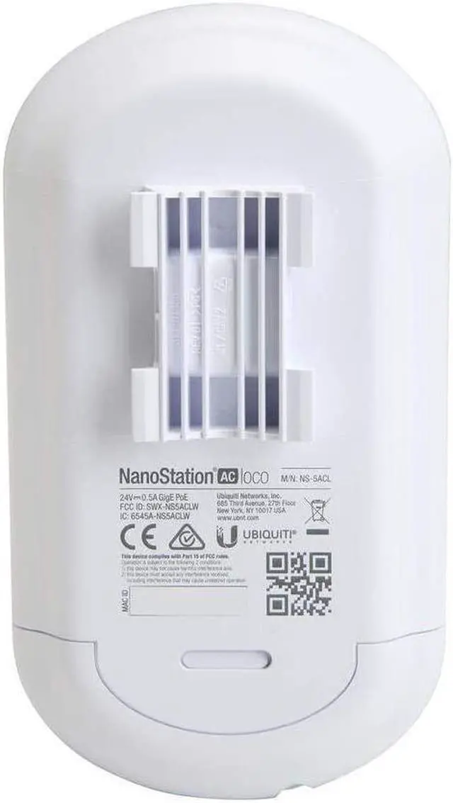 Alt view image 4 of 5 - Ubiquiti NanoStation AC Loco 5GHz airMAX ac CPE with Dedicated Wi-Fi Management (NS-5ACL-US)