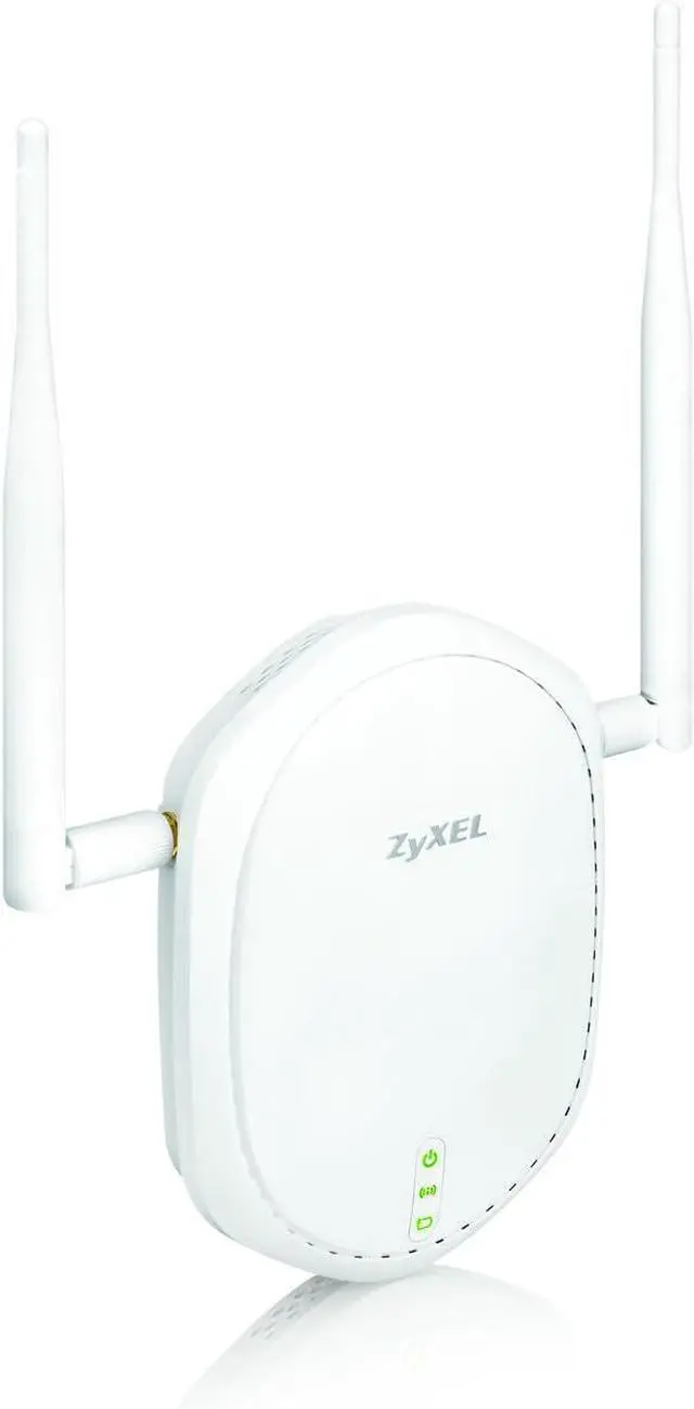 Alt view image 4 of 7 - ZyXEL WiFi Access Point Single Band 802.11n PoE with 2 External Antennas for Long Range [NWA1100-NH]