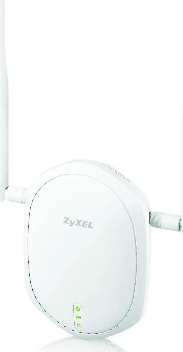 Alt view image 2 of 7 - ZyXEL WiFi Access Point Single Band 802.11n PoE with 2 External Antennas for Long Range [NWA1100-NH]