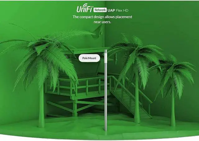 Alt view image 4 of 7 - UniFi FlexHD 4X4 MU-MIMO Access Point UAP-FlexHD-US with Radio Rate 1.733 Gbps